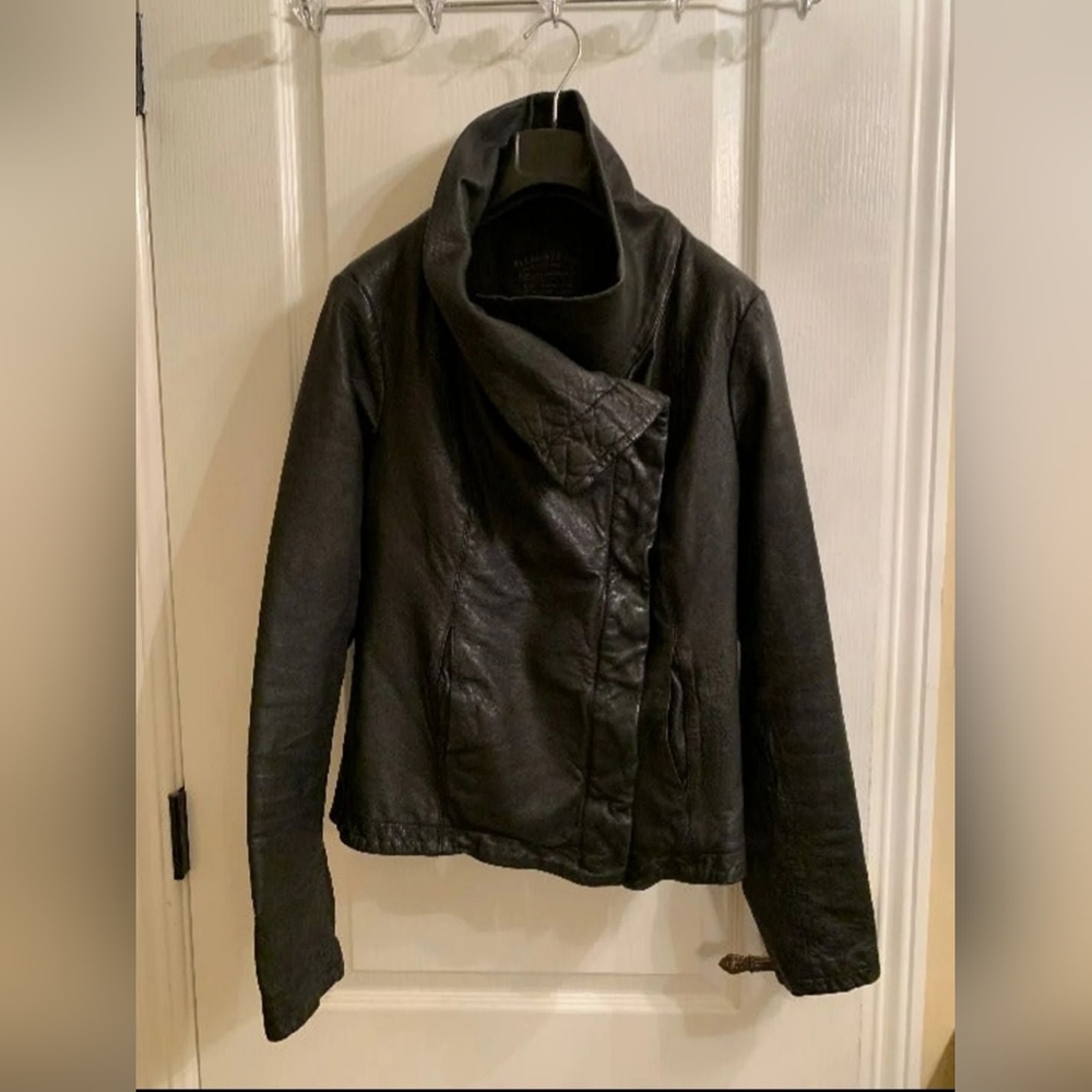 All Saints Spitalfields Leather Jacket